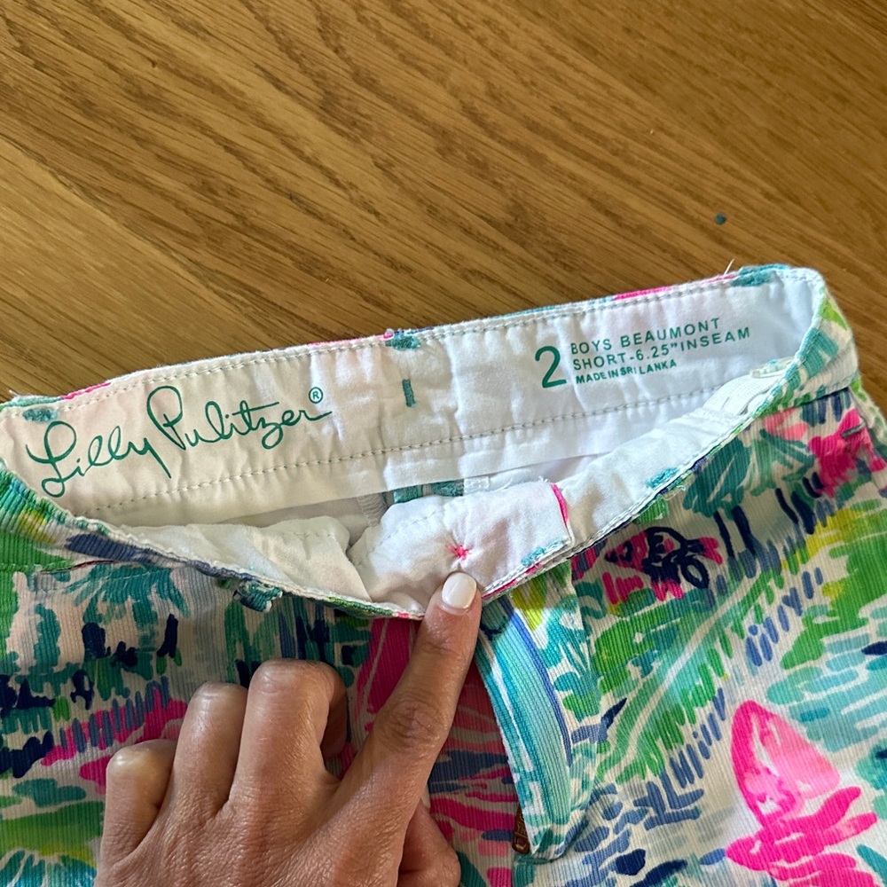 Lilly Pulitzer Boys Tropical Print Shorts